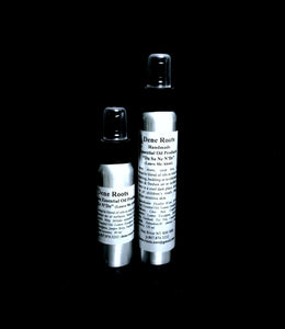 An 80 ml and a 120 ml aluminium bottle of "Du Sa Ne N'De" Dene Roots Smudge Sprays